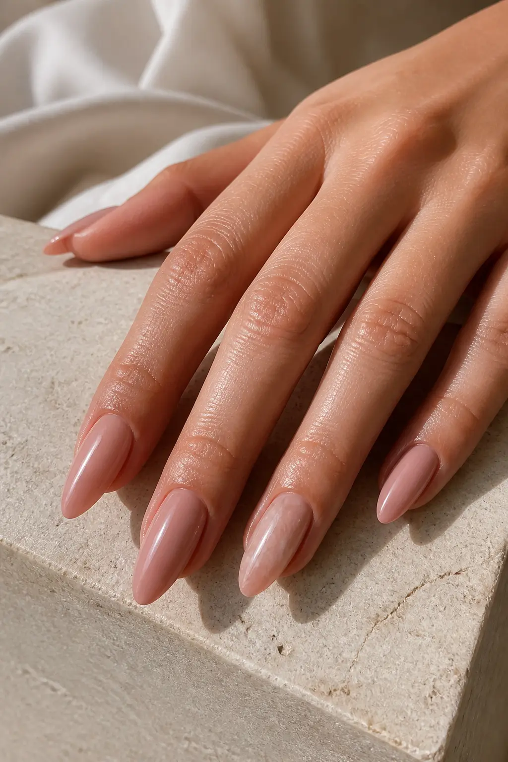 Gel and acrylic nail extensions
