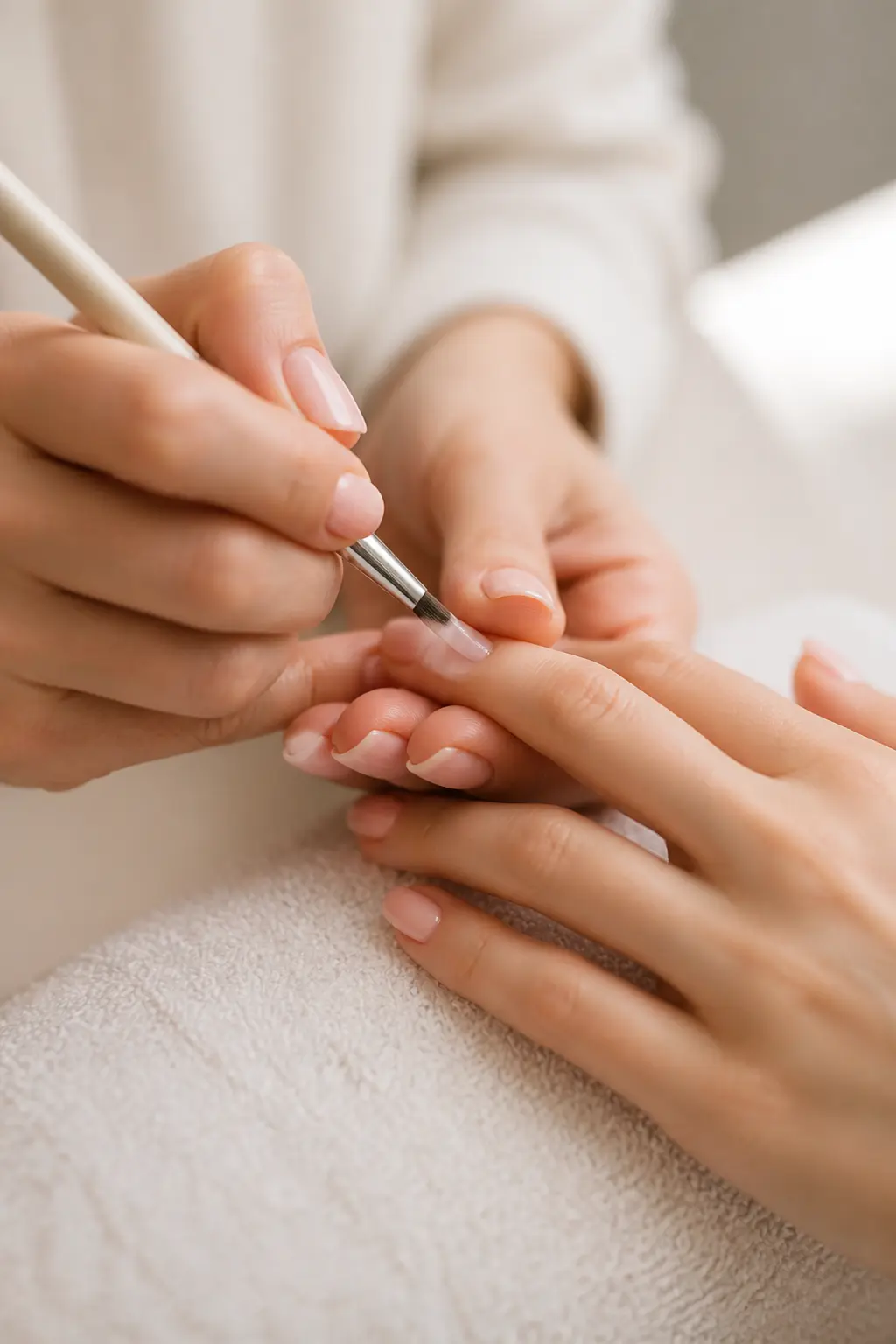 Nail refill and overlay service